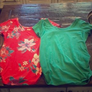 Two maternity Tops